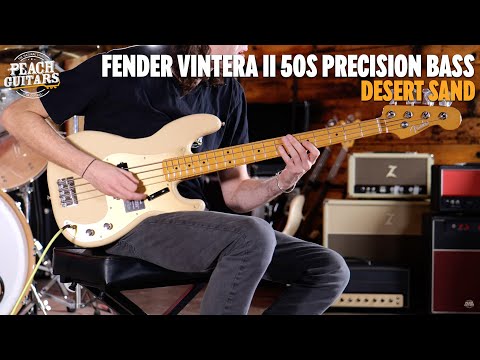 Fender Vintera II 50s Precision Bass | Maple - Desert Sand