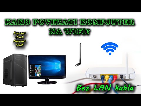 Video: Kako Postaviti WiFi Vezu Između Računara