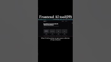 Beautiful UI components built with Tailwind CSS and React-Frontend Tool(19) #webdesign #ai #shots