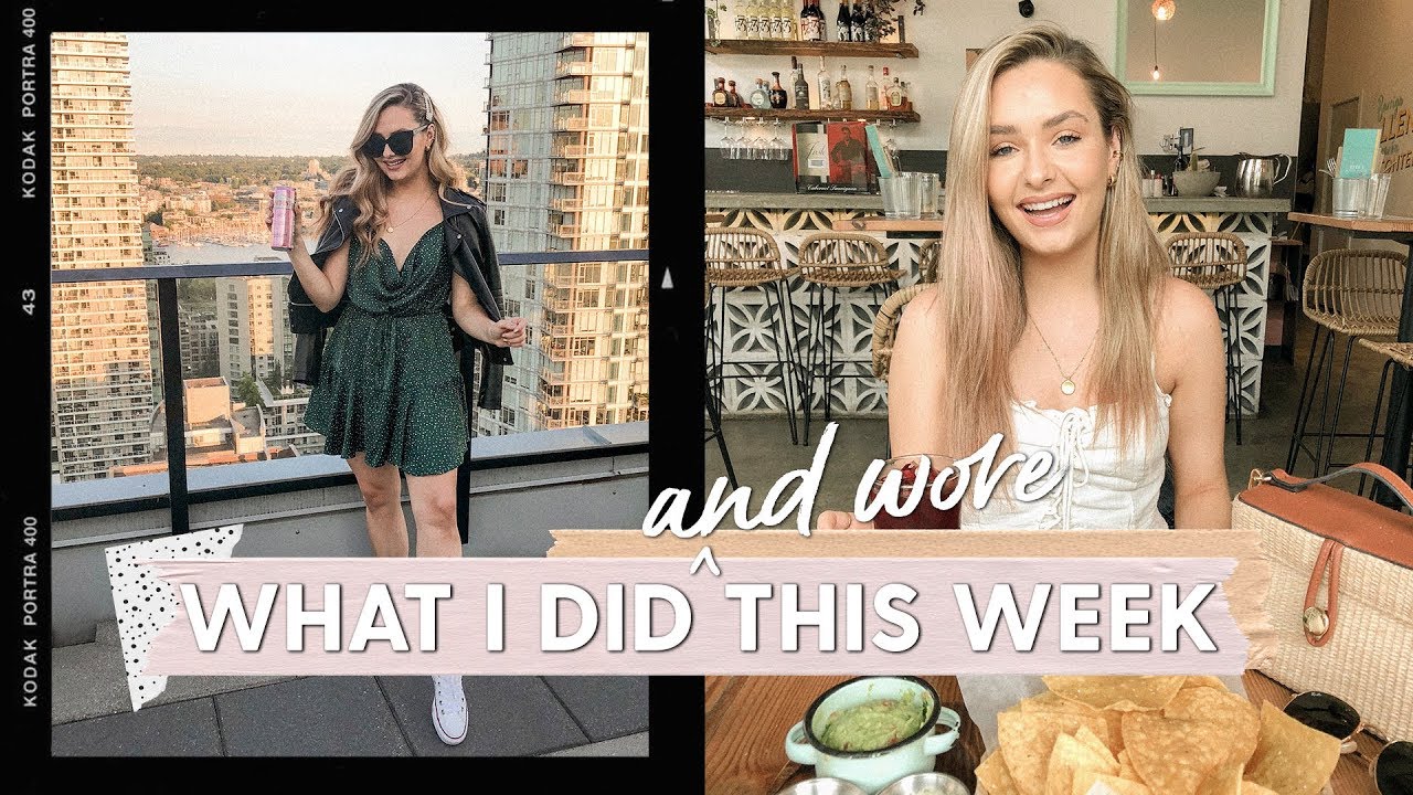 WEEK IN MY LIFE: What I Wore and Did this Week! - YouTube