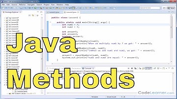 Java Programming Tutorial - 15 - Use Methods with Parameters