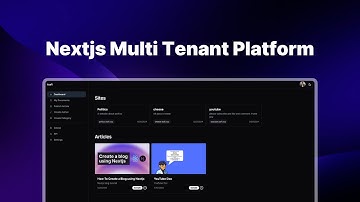 How To Build a Multi-Tenant Platform | Nextjs & Vercel