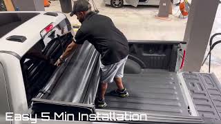 Tonneau Cover Installation Soft Folding -TonnoFlip- #truckbedcover #tonneaucover #tonnoflip by tonnoflip 1,019 views 3 months ago 35 seconds