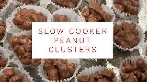 Easy Peanut Clusters | Slow Cooker Peanut Clusters | Trisha Yearwood’s Peanut Clusters