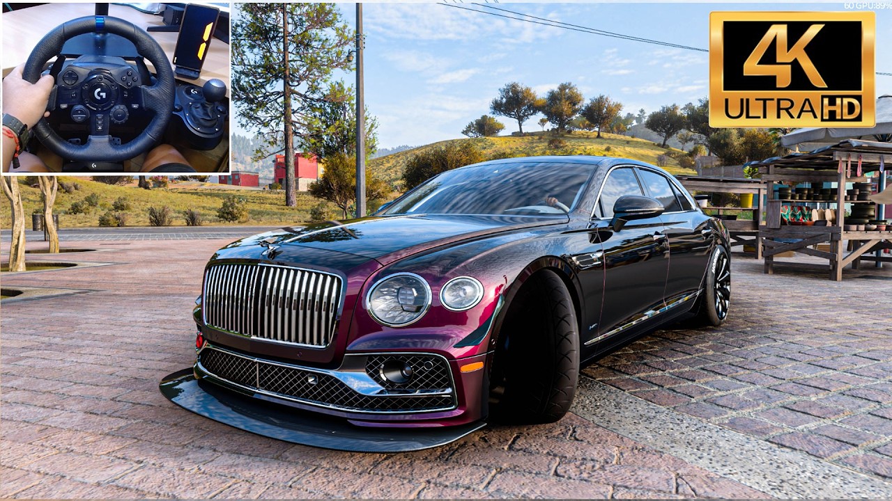 Bentley FLYING SPUR - Forza Horizon 5 | Logitech G923 Steering Wheel