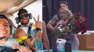 Asi Fue Marlon En Helicoptero A Lanzarle Flores A Wendy La Casa De Los Famosos Mexico En Vivo