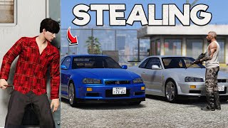 Stealing a Nissan Skyline! as a Carnapper sa GTA 5.. (TAGALOG)