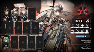 Arknights CCB#1 Pyrolysis Daily 4 Max Score 360 4 Ops AFK