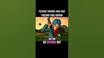 Future Trunks Was Not Feeling This Gohan 🤯 #crashout #trunks #sparkingzero #dragonball #dbz