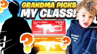 Warzone, but my GRANDMA builds my CLASS! Season 5 *WORST IDEA*