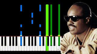 Video thumbnail of "Stevie Wonder - I Just Called To Say I Love You Piano Tutorial"