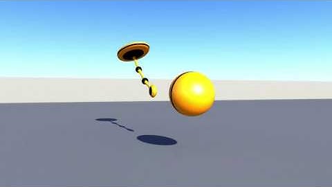 Pendulum swing 3D animation