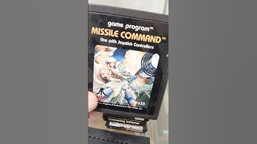 Atari 2600 Missile Command - CRT Sanyo - #retrogaming #asmr #crt  #gameplay #atari #atari2600