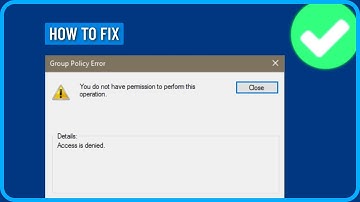How to Fix Group Policy Error in Windows 11/10/8/7