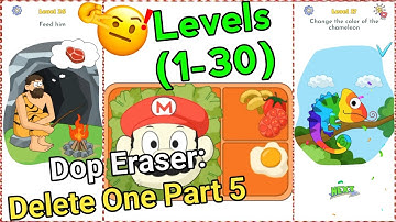 Dop Eraser: Delete One Part 5 - All Levels NEW GAMEPLAY Android, iOS  1-30