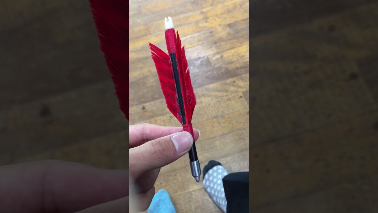 弓道の矢 ストラップ 自作 Youtube