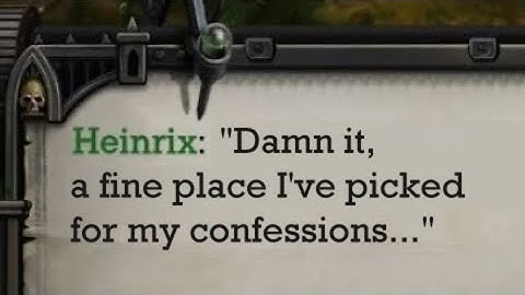 【WH40K: Rogue Trader】Bringing only Heinrix to Inquisition Shipwreck