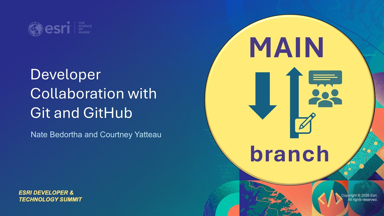 Developer Collaboration with Git and GitHub | #EsriDevTech2026 - YouTube