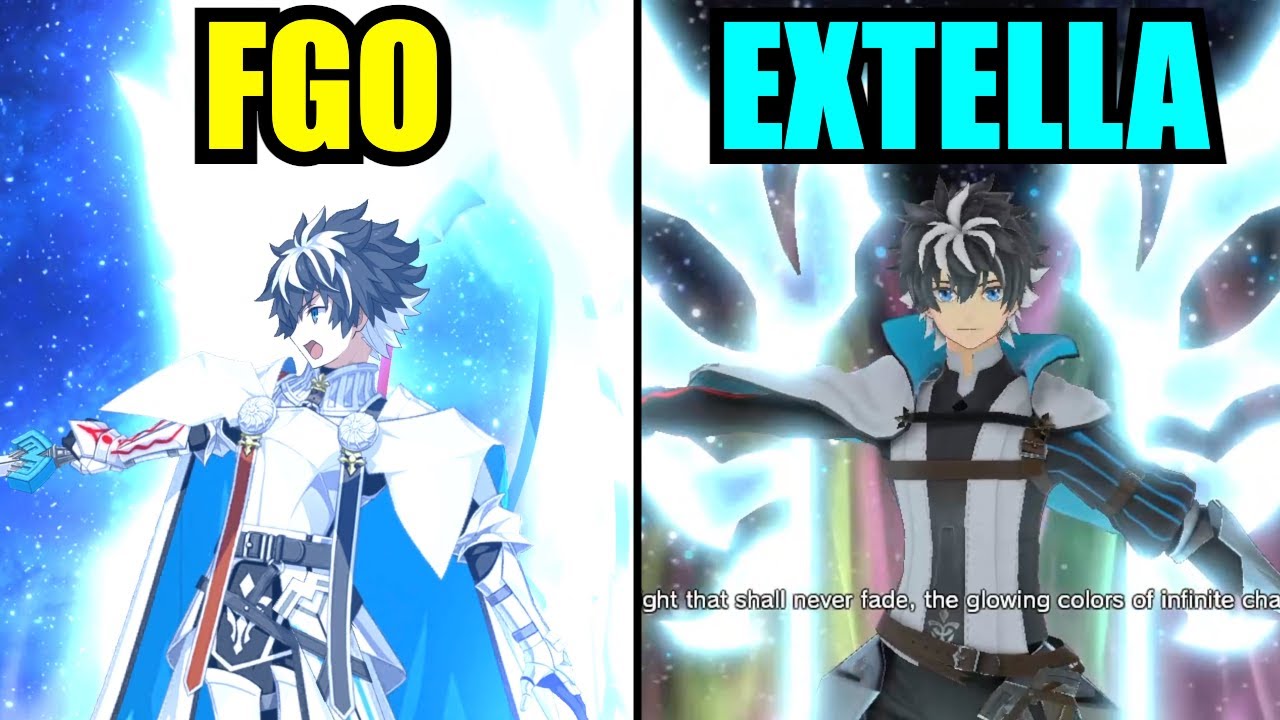 Charlemagne NP Comparison FGO Vs Fate EXTELLA LINK YouTube