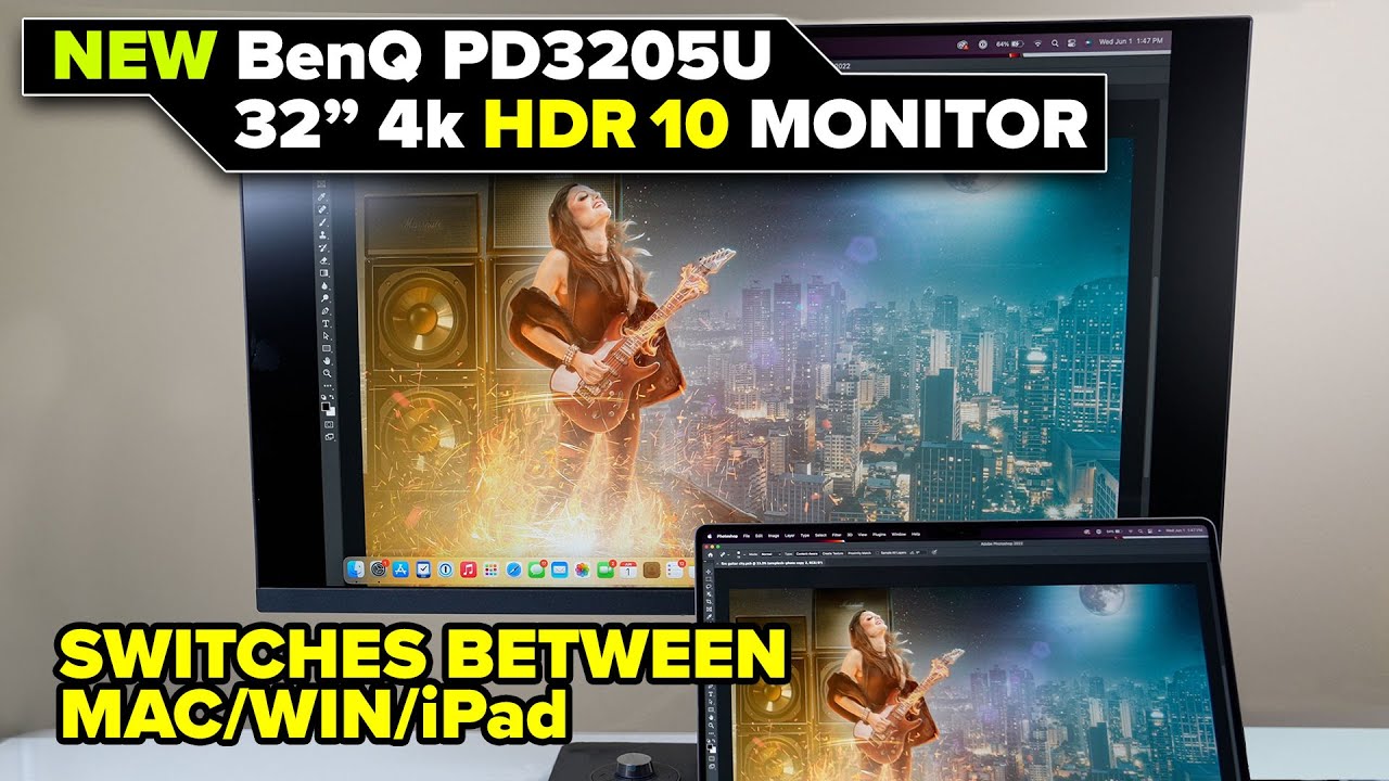 BenQ PD3205UA 31.5 IPS LED 4K UHD Monitor with HDR10