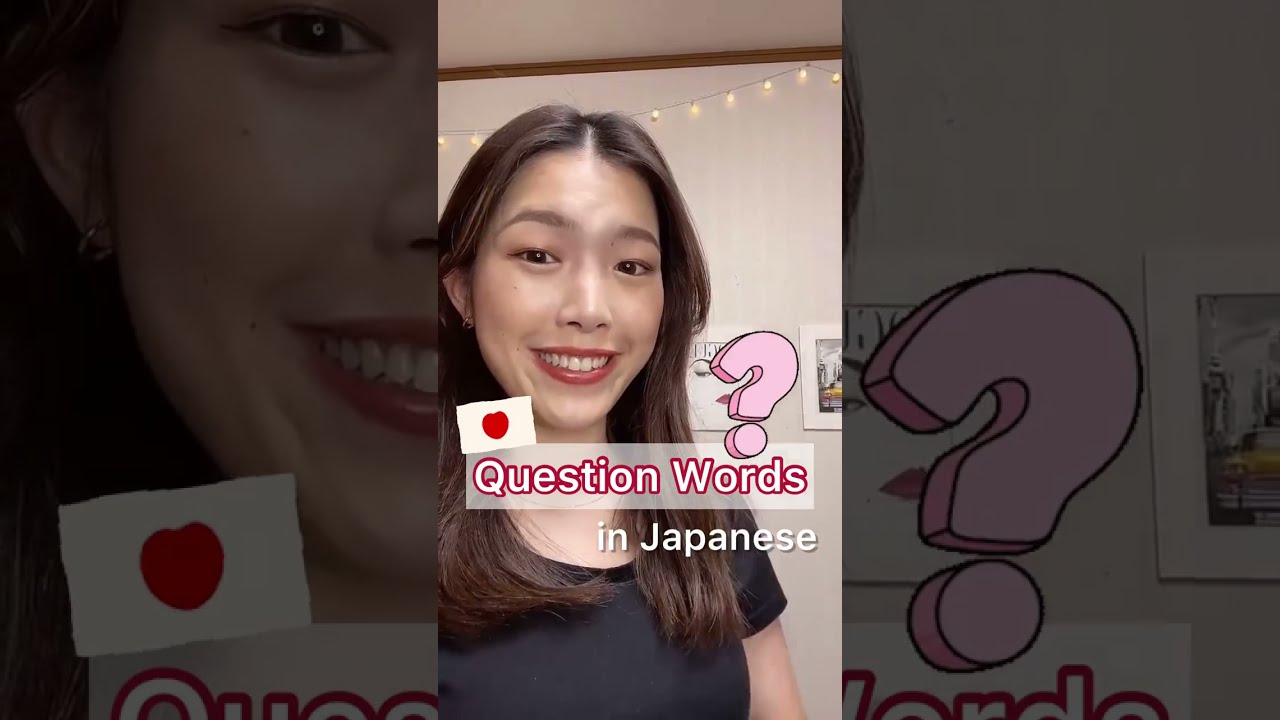 Question Words In Japanese Shorts