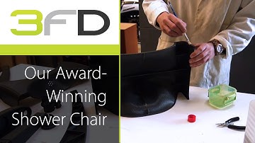 Award Winning Shower Chair Designed by 3form Design for Baby Throne LTD