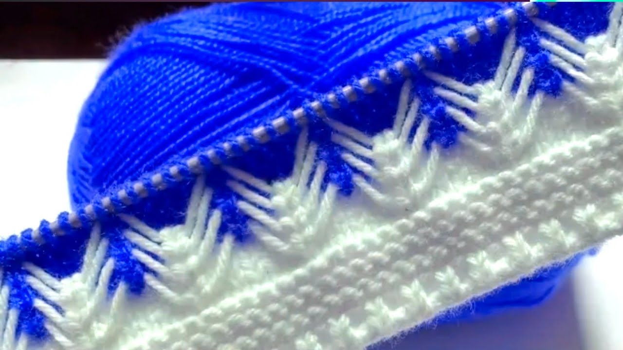 छह फंदे का बुनाई डिजाइन।knitting pattern | for cordigan/scarf/sweater & baby boy & girl