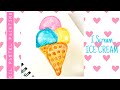 Oil Pastel Painting for Beginners - Ice Cream