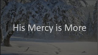 His Mercy is More (acoustic cover)