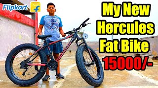 MY NEW FAT BIKE | HERCULES TOP GEAR FAT BIKE | ONLINE CYCLE | FAT TYRE CYCLE FATBIKE MTB CYCLE