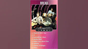 Bread MIX Best Songs #shorts ~ 1960s Music So Far ~ Top AM Pop, Soft Rock, Pop, Rock Music