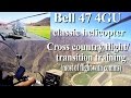 How to fly a Bell 47 (classic 60s) helicopter flight training/instruction (full flight vid-comms)