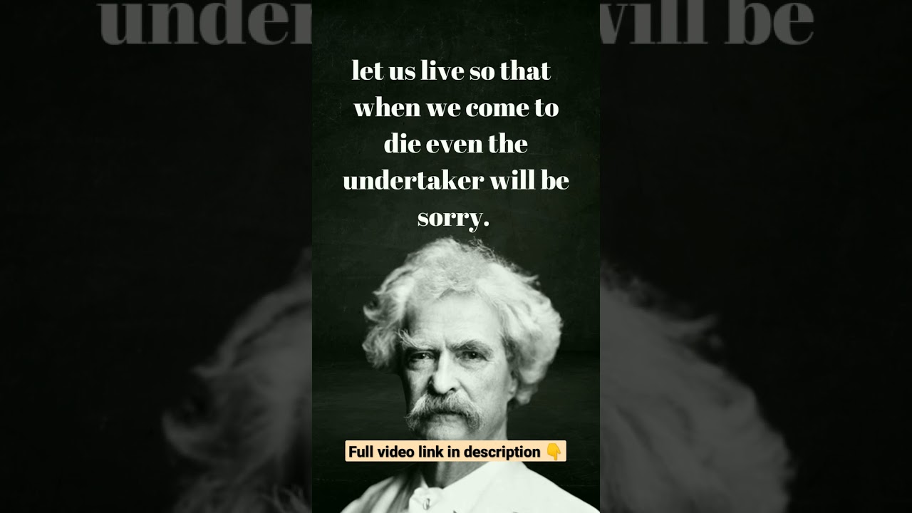 mark Twain quotes in English 
