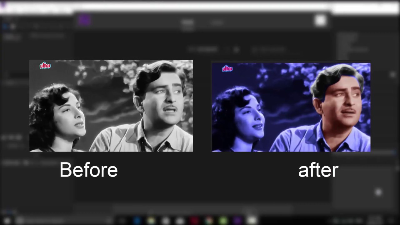 How To Convert Black And White Video To Color Video Easily Youtube