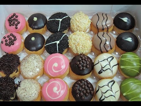 Resep Cara Membuat Donat Mini Ala J.CO - YouTube