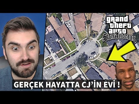 CJ'İN EVİNİ GERÇEK HAYATTA BULDUM! GTA SAN ANDREAS