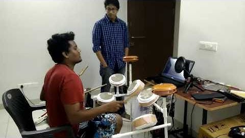 Homemade DIY MIDI Drumset by Murli | Piezoelectric sensors | Arduino | Pilot Run by Rohan Ghyare