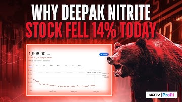 Why Deepak Nitrite Stock Fell 14% In Trade Today, What You Should Know Before Selling The Shares