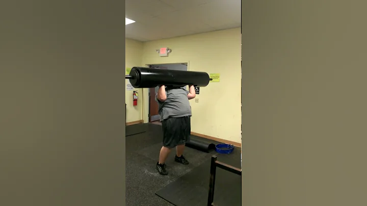 115-120lb 12" Log Press for 6 Reps - Matt Kershes