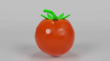 Tutorial blender untuk pemula ke 26 - Cara membuat tomat di blender 2.93.1