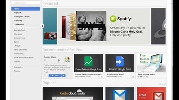 Black Menu The Google Chrome Extension