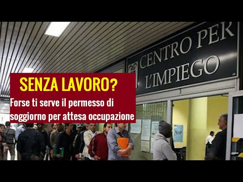 Permesso di soggiorno per attesa occupazione: Chi lo può chiedere e come  presentare la domanda?