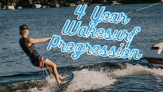 4 Year Wakesurf Progression W World Champion Tyler Stewart