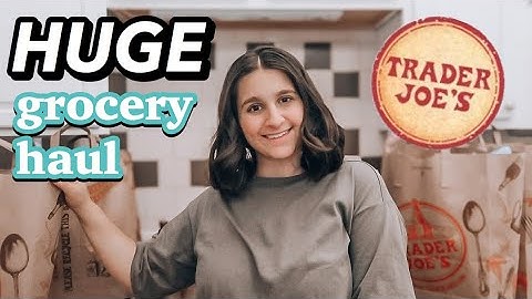 *HUGE* TRADER JOES GROCERY HAUL! 2020 - first time trader joes buys | DITL OF A YOUNG SAHM