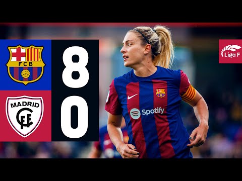 LIGA F | FC BARCELONA 8 vs 0 MADRID CFF 