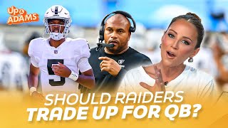 Should the Raiders Draft a QB? Kay Adams Wonders if Antonio Pierce Would Move Up for Jayden Daniels