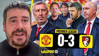 Full Alex Crook REVEALS LATEST on Michael Carrick's Man United future after 'SACKABLE' Bournemouth loss! Update