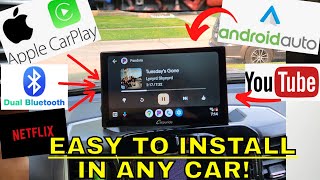 New Carpuride Touchscreen Apple Carplay, Android AUTO, YOUTUBE, NETFLIX Easy install for your CAR