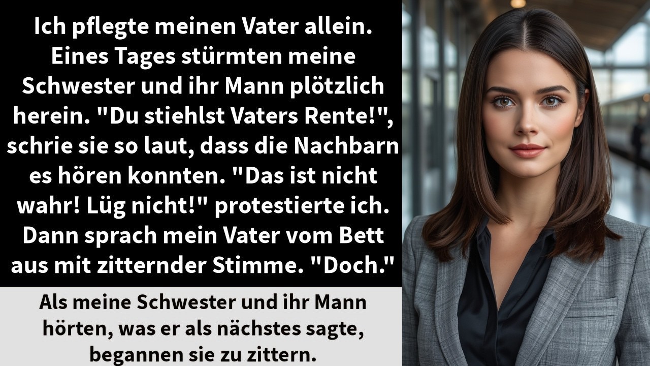 Drei Jahre lang habe ich meinen Job gekündigt, meinen Freund verloren und mich von allen Freunden zurückgezogen, nur um meinen kranken Vater zu pflegen. Gestern stand meine Schwester, die mich in...
