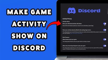 How To Make Game Activity Show On Discord 2025 | Display Playing Status In Profile